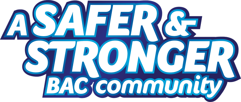 BAC safer strong logo