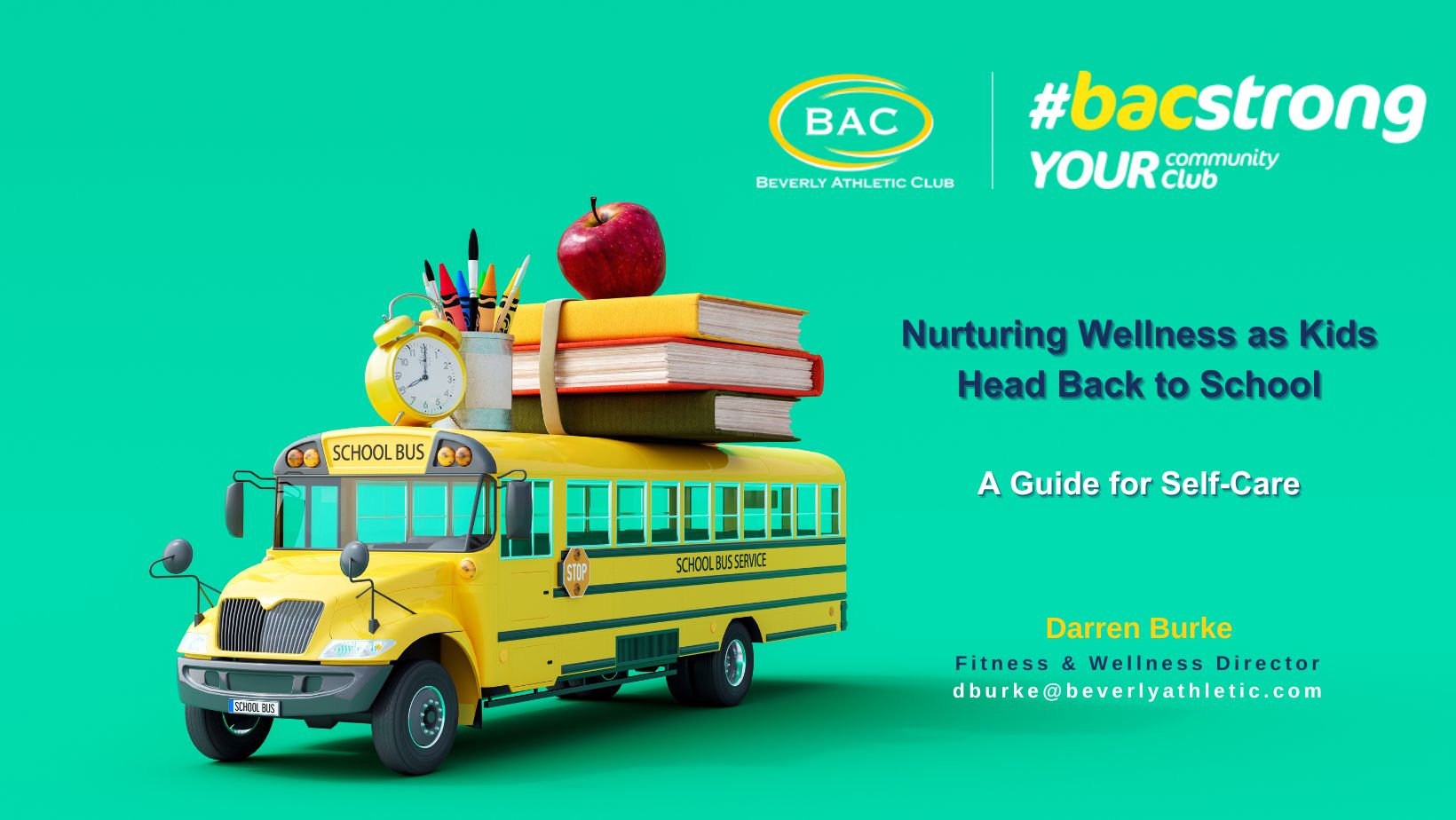 Nurturing Wellness as Kids Head Back to School: A Guide for Self-Care